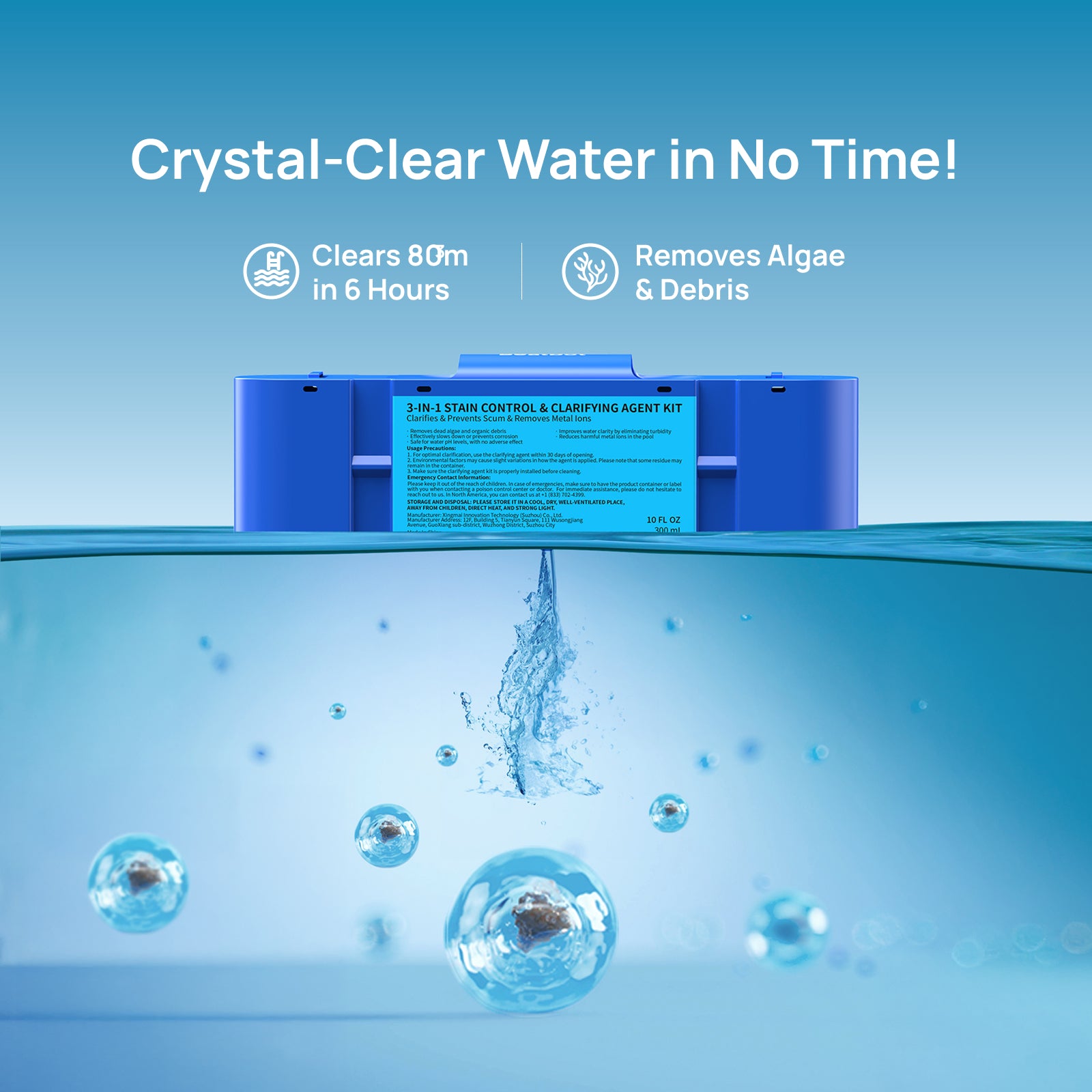 【Pre-sale】Beatbot AquaRefine™ Kit- 3-in-1 Clarifier